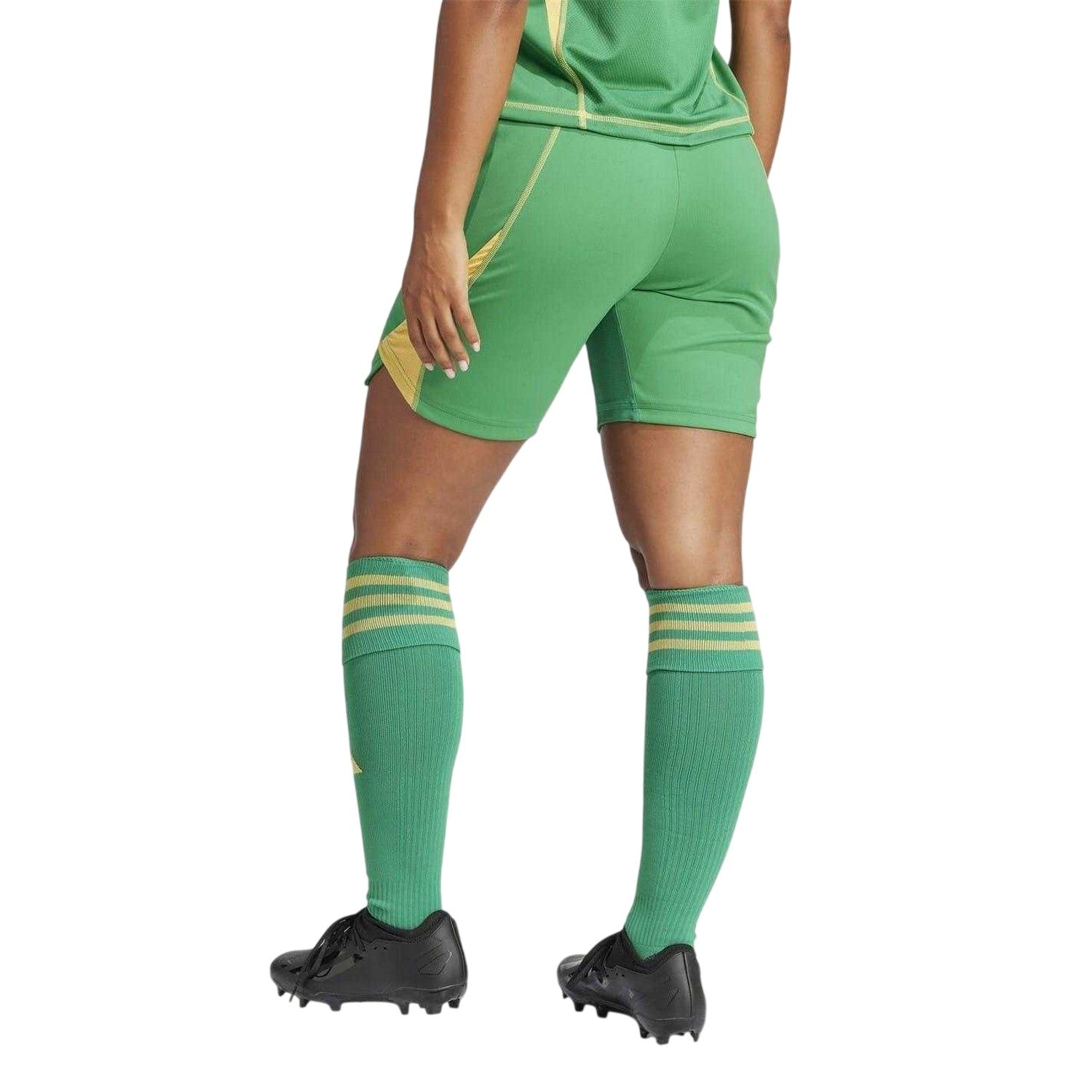 Team Green - Back - Adidas Womens-Ladies Tiro 24 Pro Moisture Wicking Goalkeeper Shorts