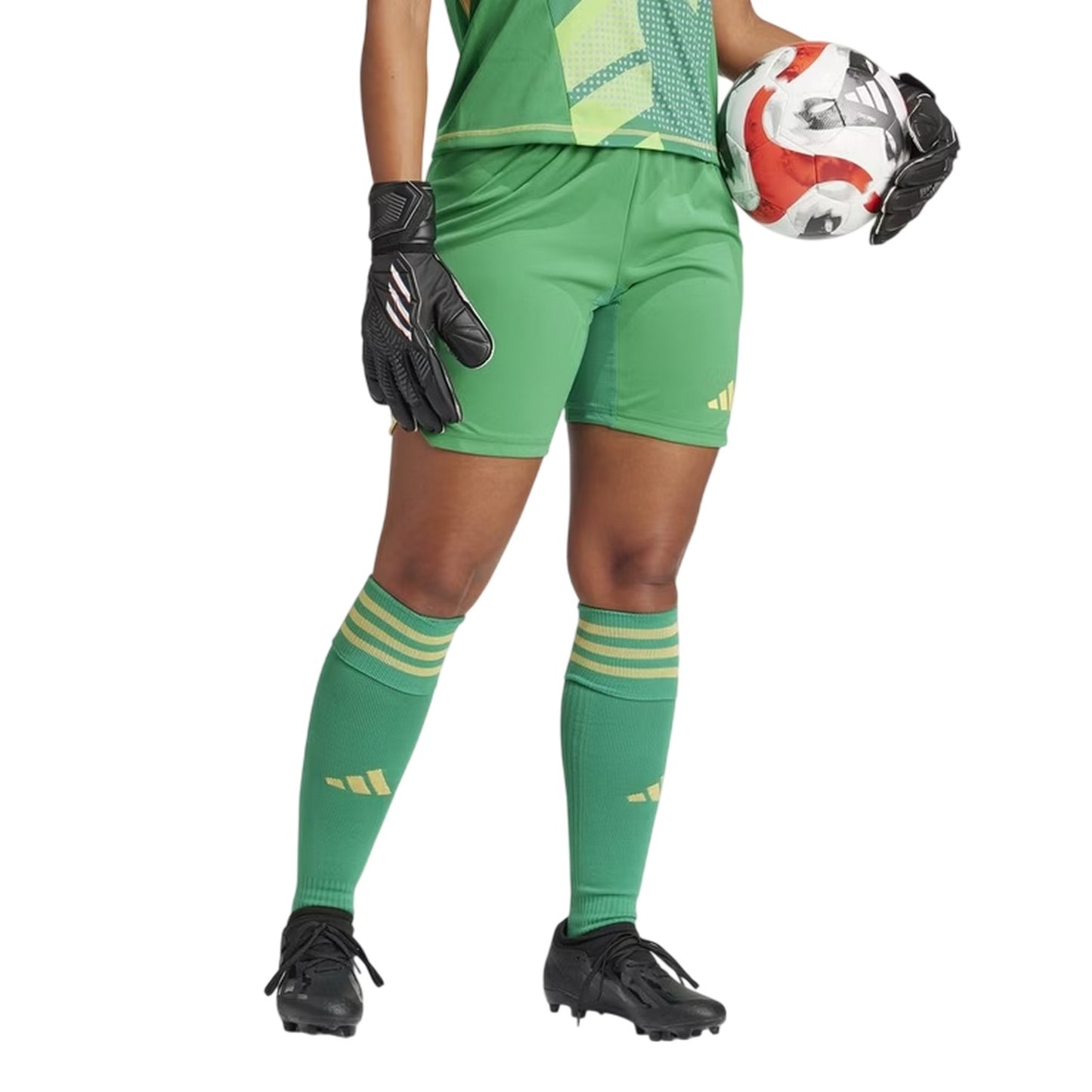Team Green - Lifestyle - Adidas Womens-Ladies Tiro 24 Pro Moisture Wicking Goalkeeper Shorts