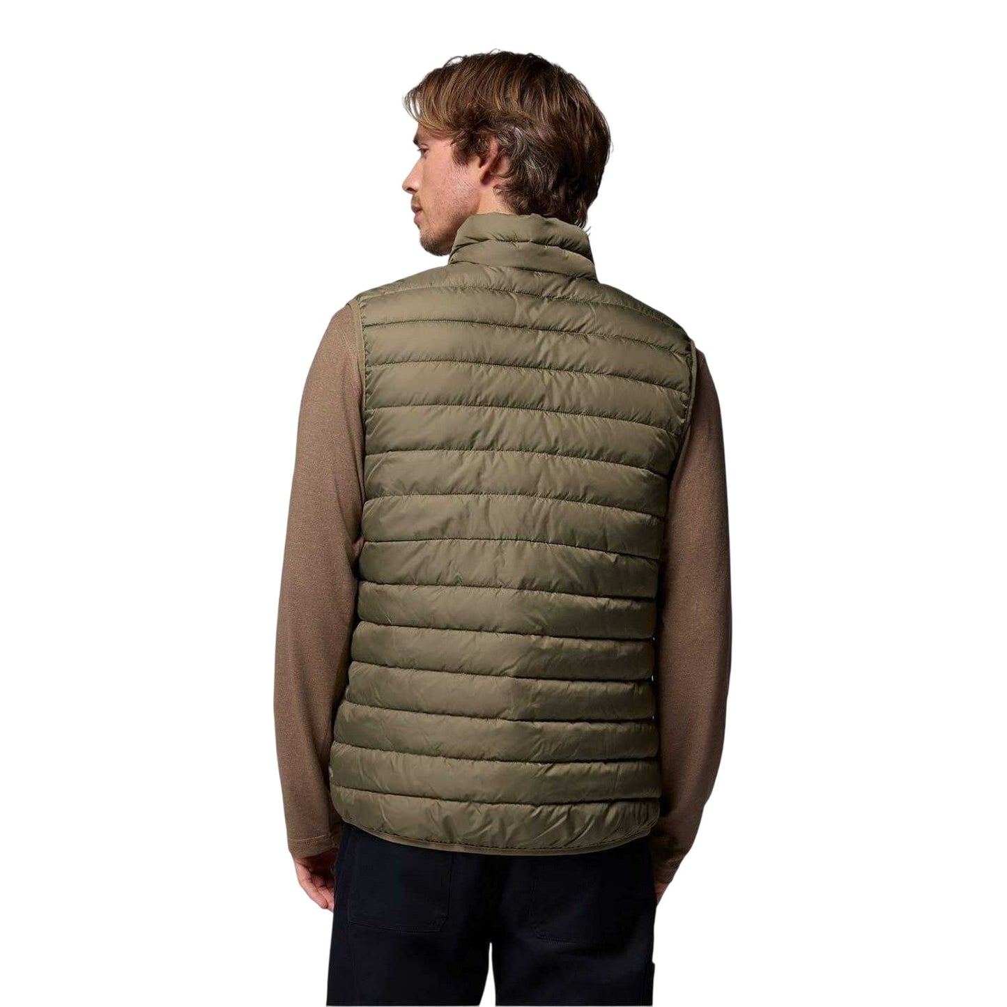 Stone Green - Back - Columbia Mens Puffer Regular Gilet