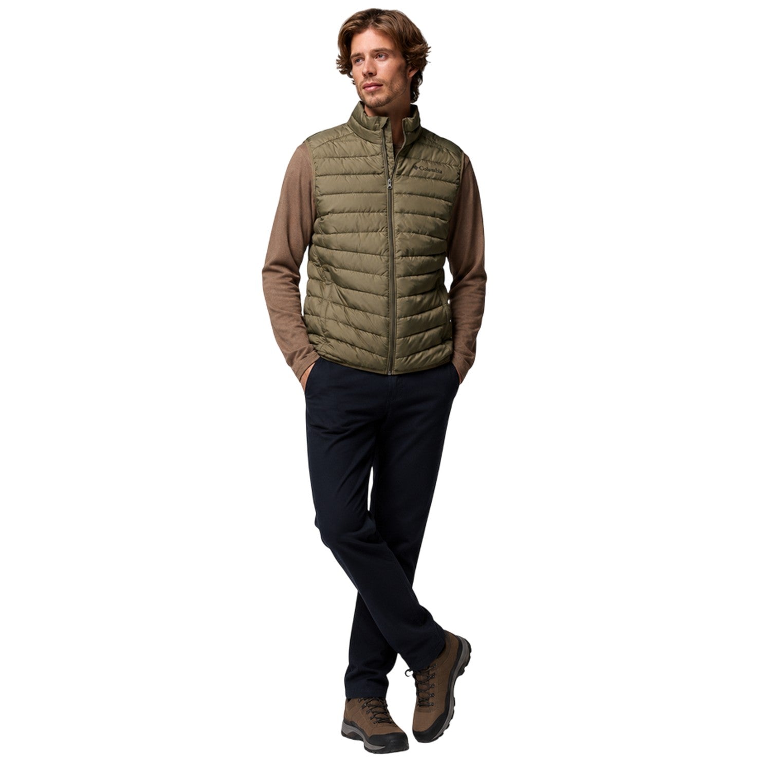 Stone Green - Lifestyle - Columbia Mens Puffer Regular Gilet
