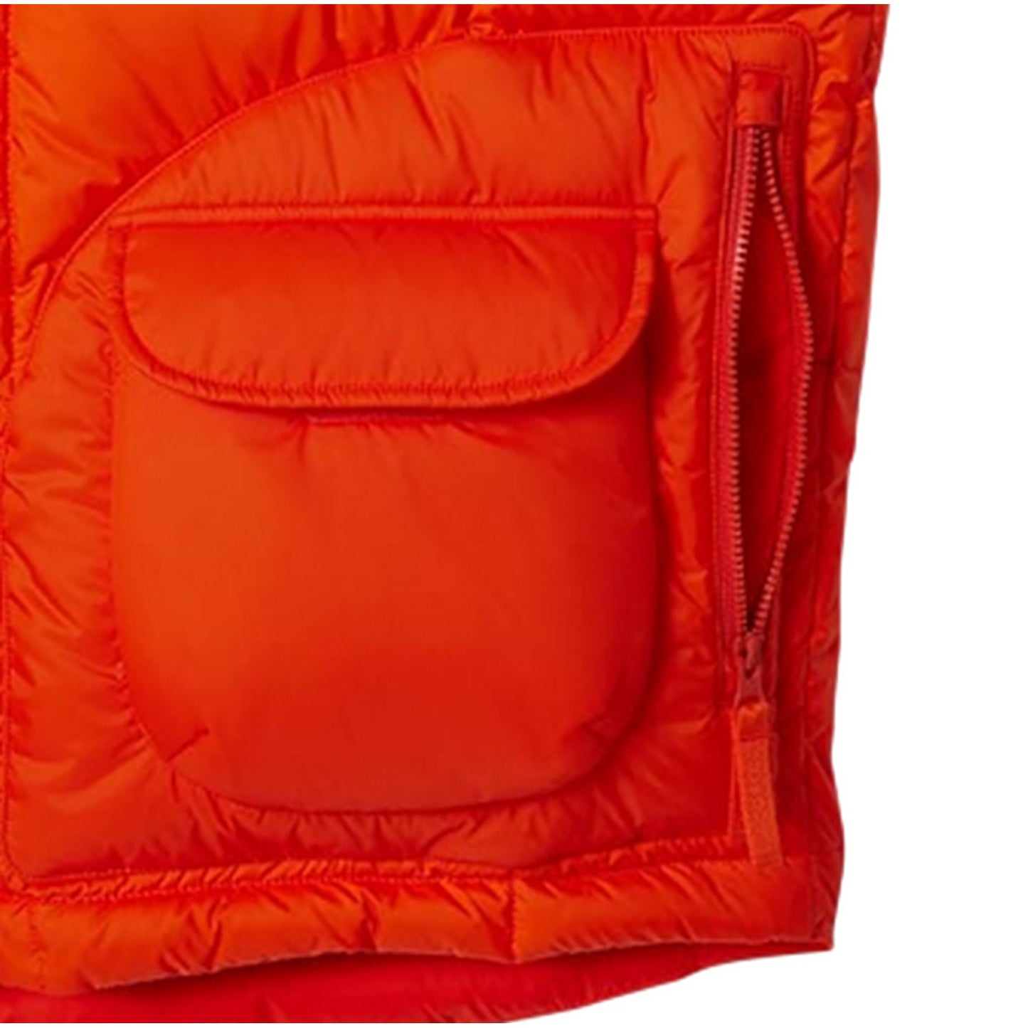 Orange - Lifestyle - Lacoste Mens Lightweight Mock Neck Gilet