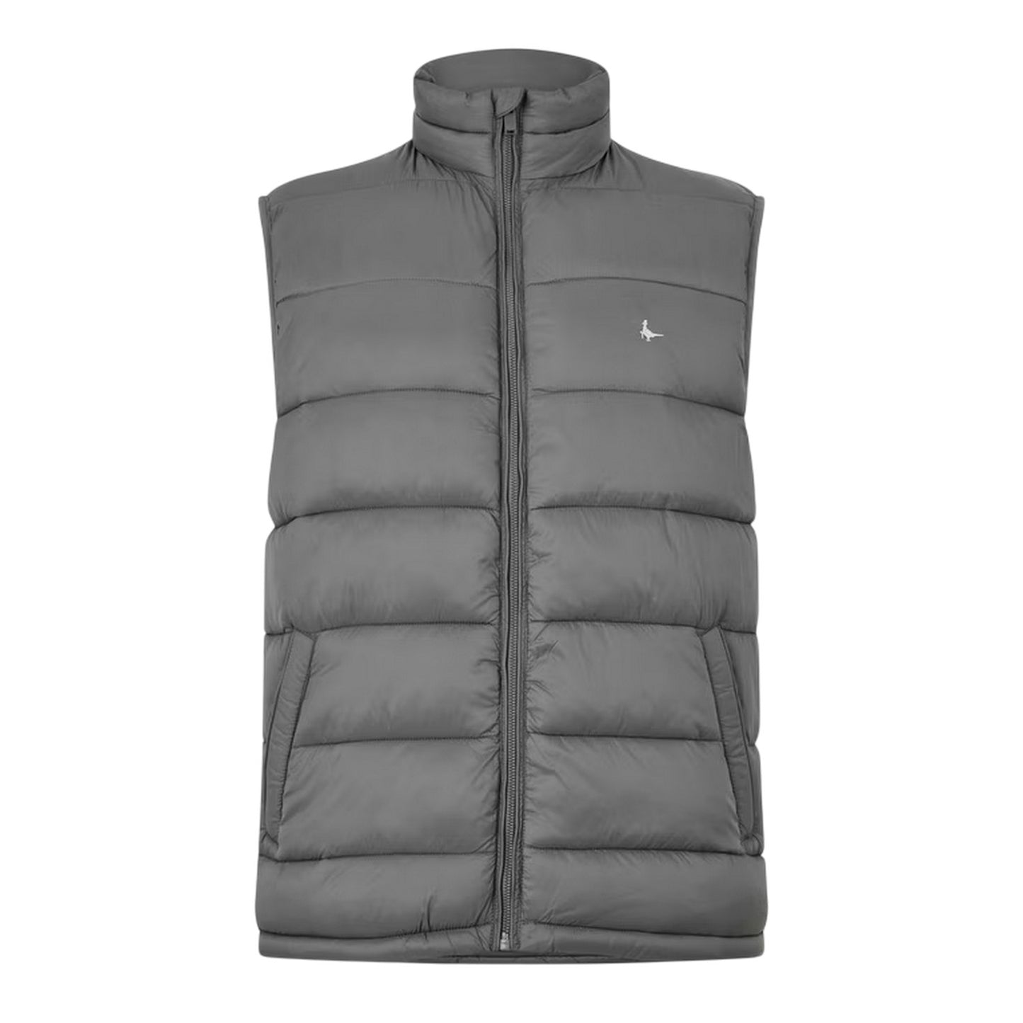 Granite Grey - Front - Jack Wills Mens Kershaw Lightweight Puffer Gilet