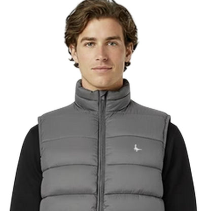 Granite Grey - Side - Jack Wills Mens Kershaw Lightweight Puffer Gilet