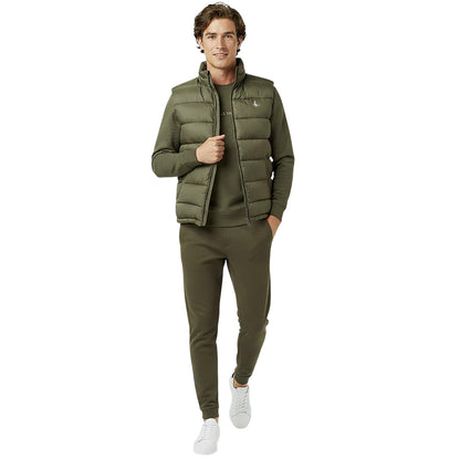 Dark Khaki - Lifestyle - Jack Wills Mens Kershaw Lightweight Puffer Gilet