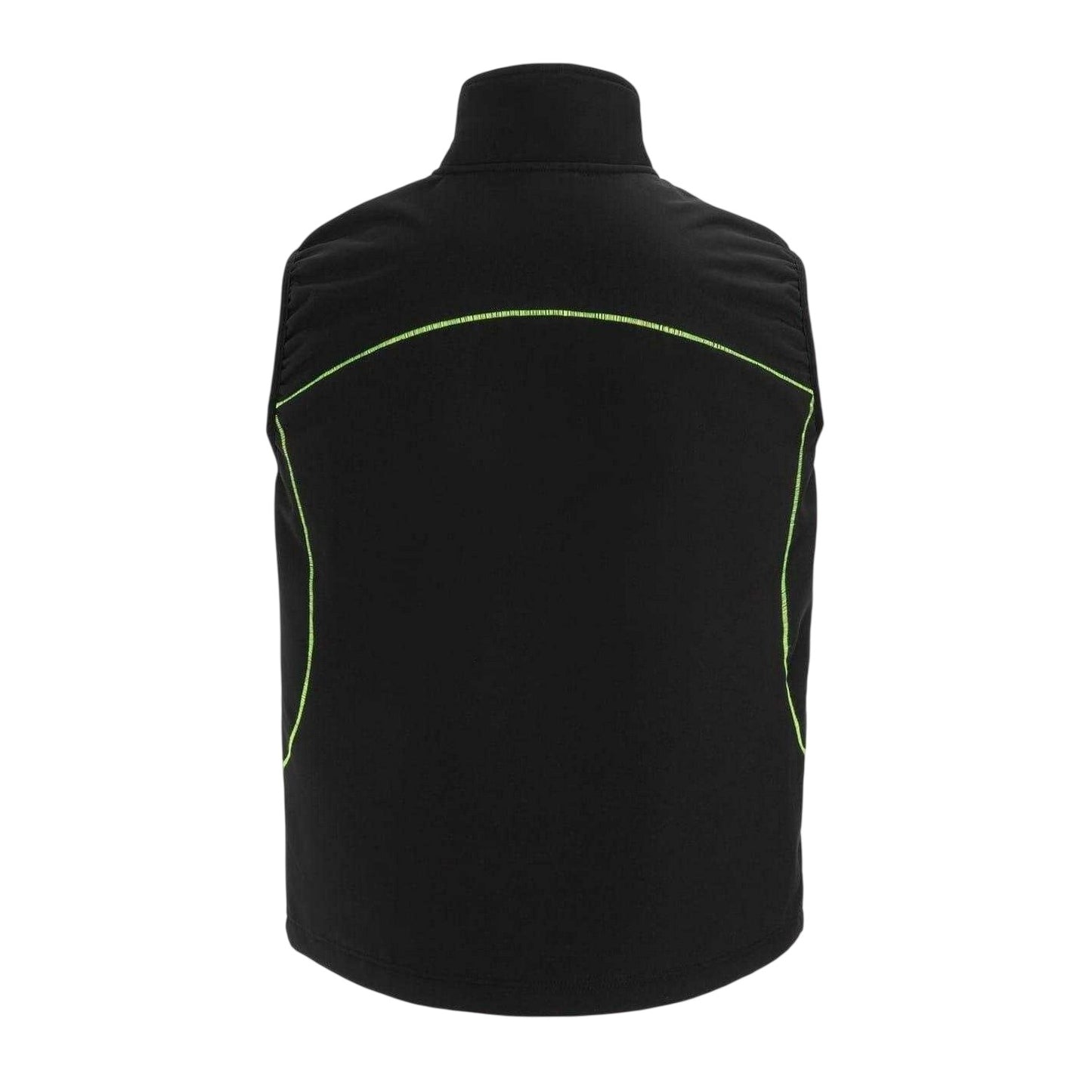 Black - Back - Dunlop Mens Softshell Gilet