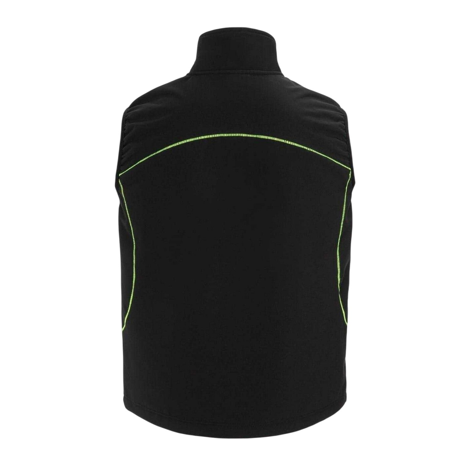 Black - Back - Dunlop Mens Softshell Gilet