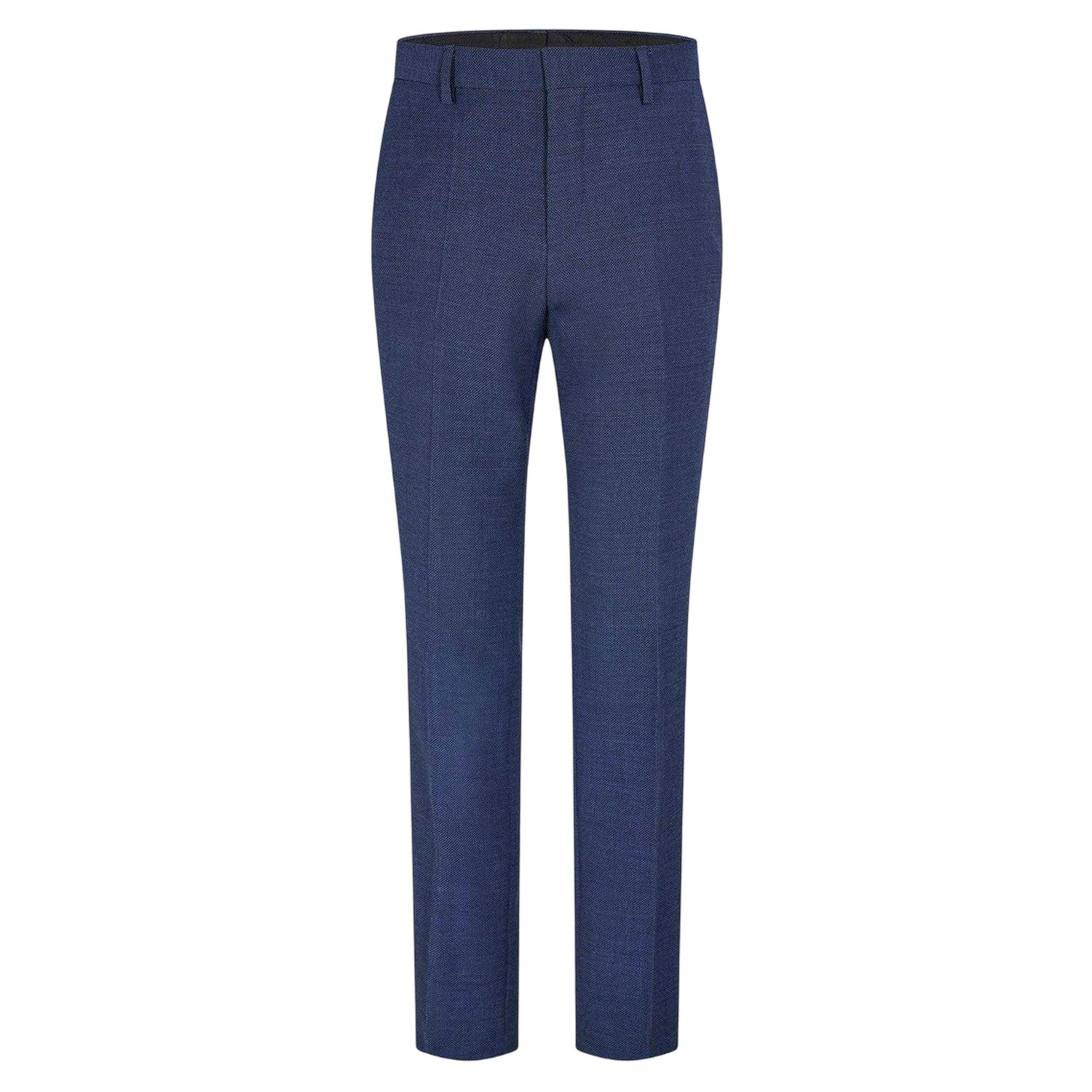 Dark Blue - Front - Hugo Mens Getlin212X Slim Trousers