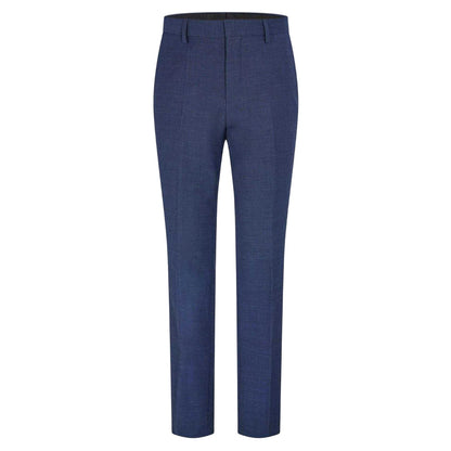 Dark Blue - Front - Hugo Mens Getlin212X Slim Trousers