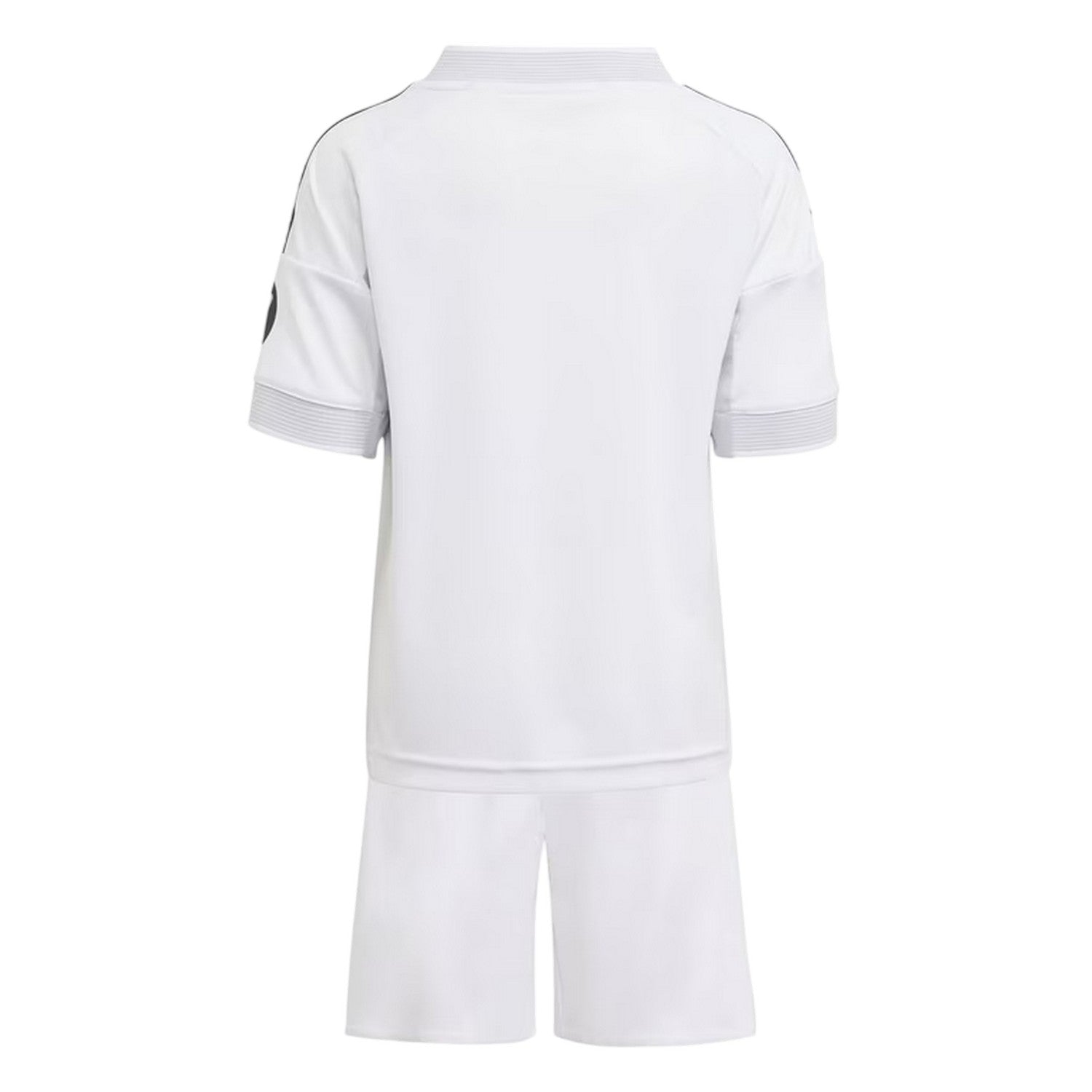 White - Back - Adidas Childrens-Kids 2025-2026 Real Madrid CF Home Kit Set