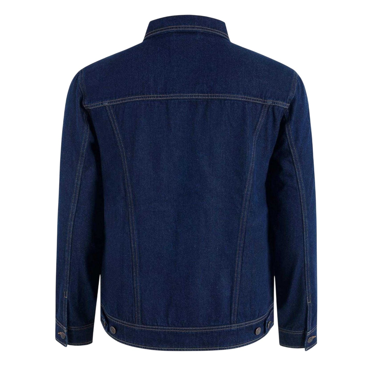 Dark Wash - Back - Ben Sherman Mens Denim Jacket