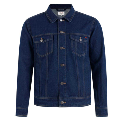 Dark Wash - Front - Ben Sherman Mens Denim Jacket