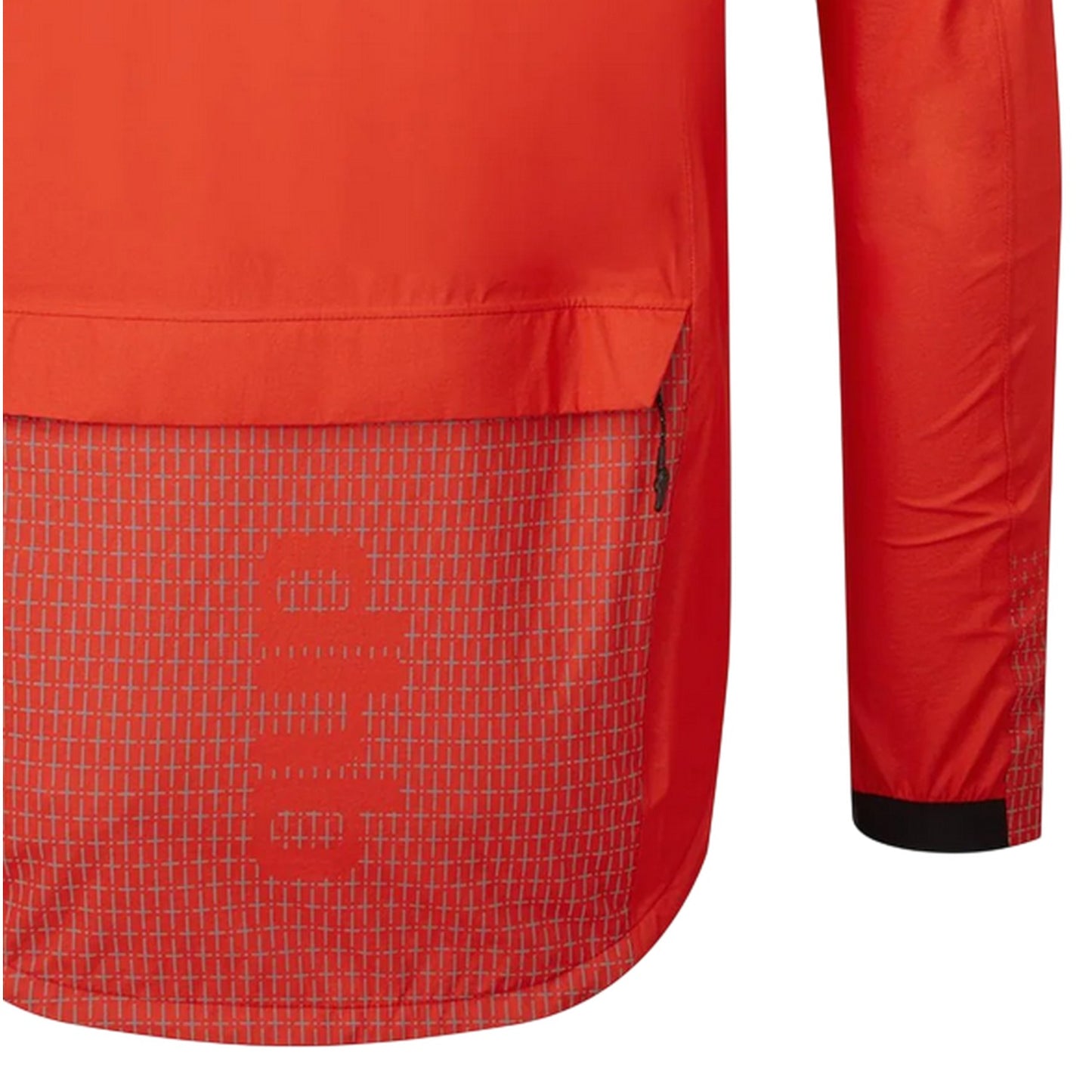 Red - Lifestyle - dhb Mens Aeron Reflective Waterproof Cycling Jacket