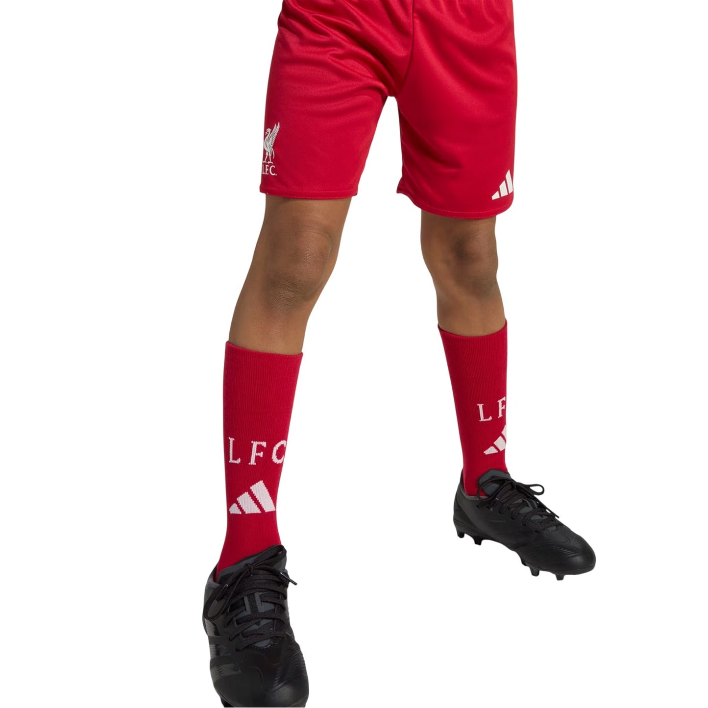 Red - Lifestyle - Adidas Childrens-Kids 2025-2026 Liverpool FC Football Kit