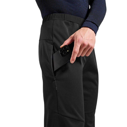 Black - Side - Odlo Mens Essentials Plain Ski Trousers