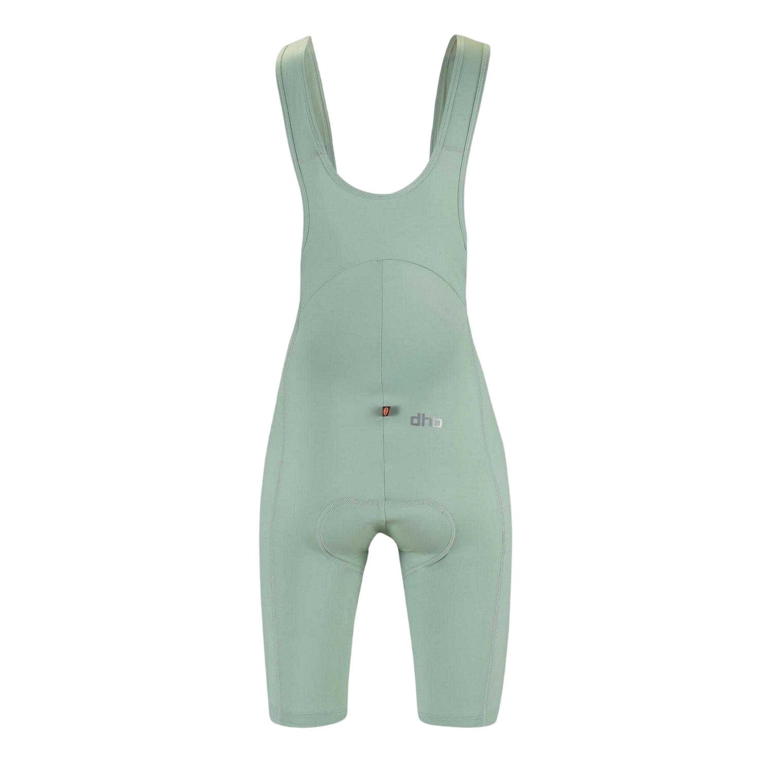 Sage Green - Back - dhb Womens-Ladies Plain Cycling Bib Shorts