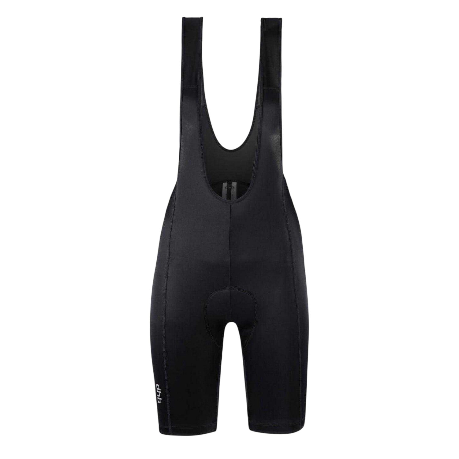 Black - Front - dhb Womens-Ladies Plain Cycling Bib Shorts