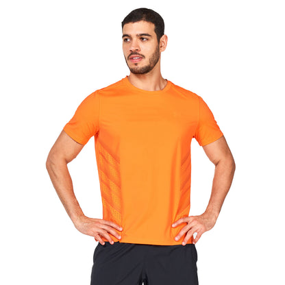 Orange - Side - Under Armour Mens Launch Elite Graphic T-Shirt