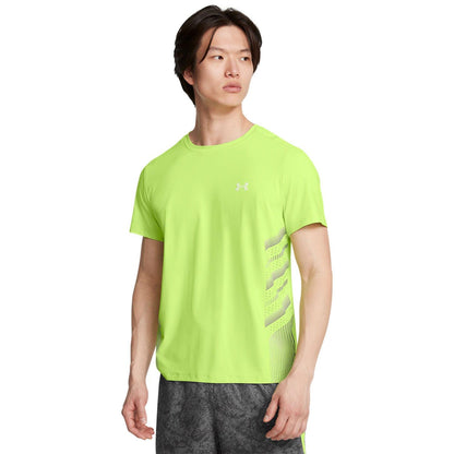 Green - Front - Under Armour Mens Launch Elite Graphic T-Shirt