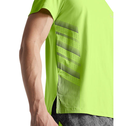 Green - Side - Under Armour Mens Launch Elite Graphic T-Shirt