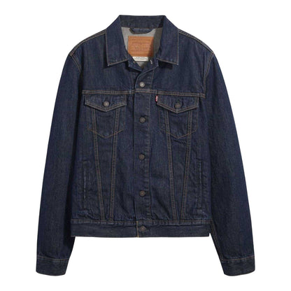 Blue - Front - Levis Mens Denim Trucker Jacket