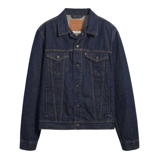 Blue - Front - Levis Mens Denim Trucker Jacket