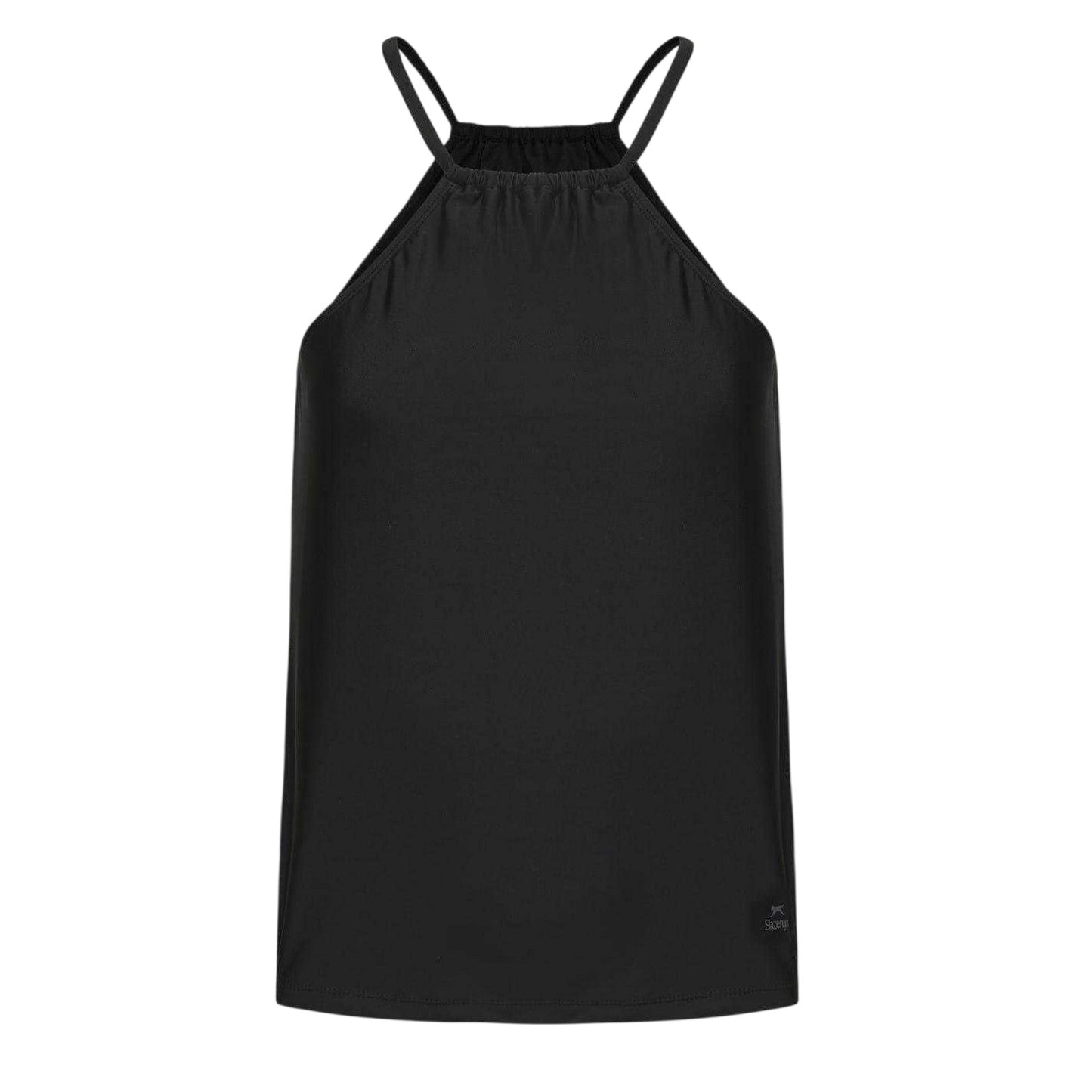 Black - Back - Slazenger Womens-Ladies Logo Tankini Set