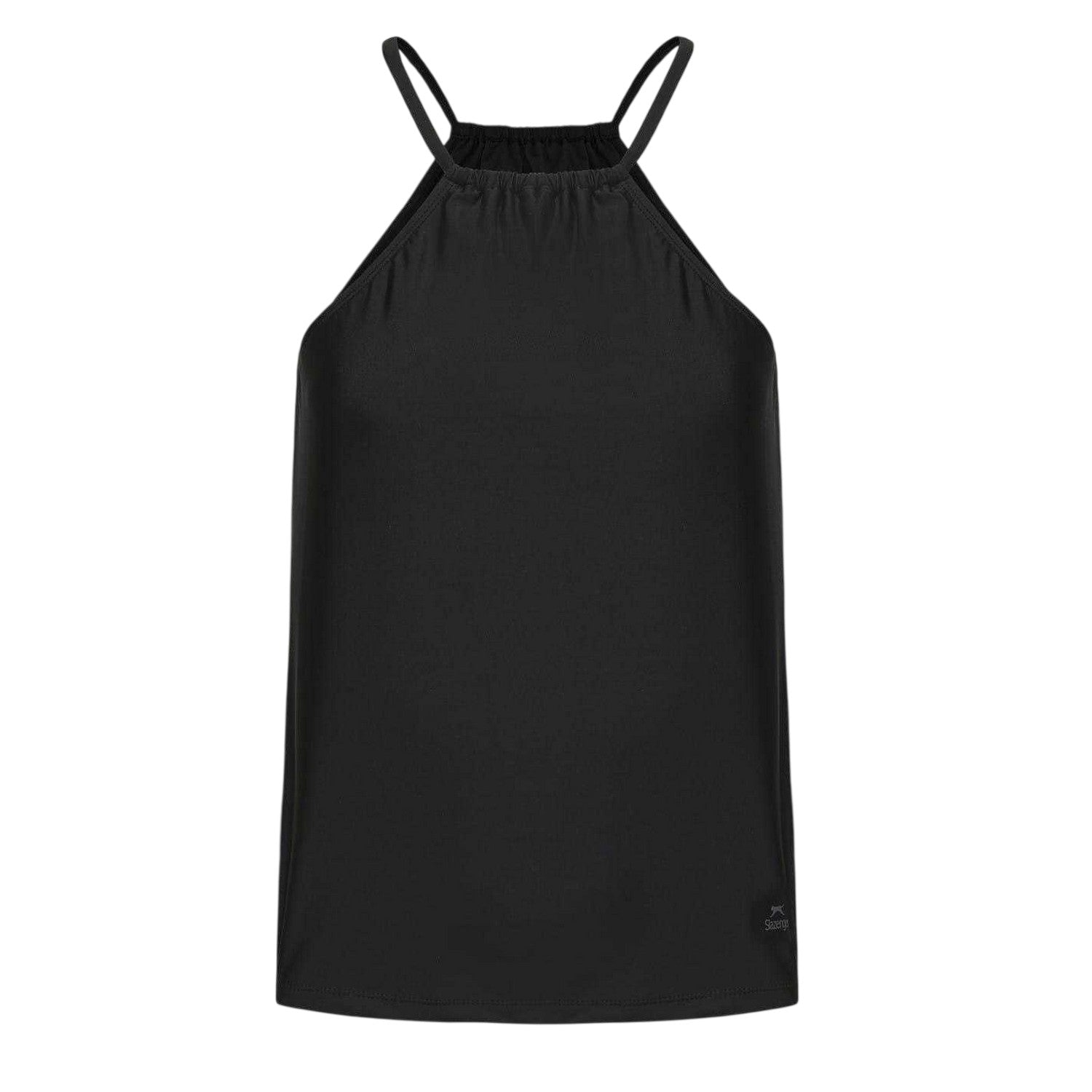 Black - Back - Slazenger Womens-Ladies Logo Tankini Set