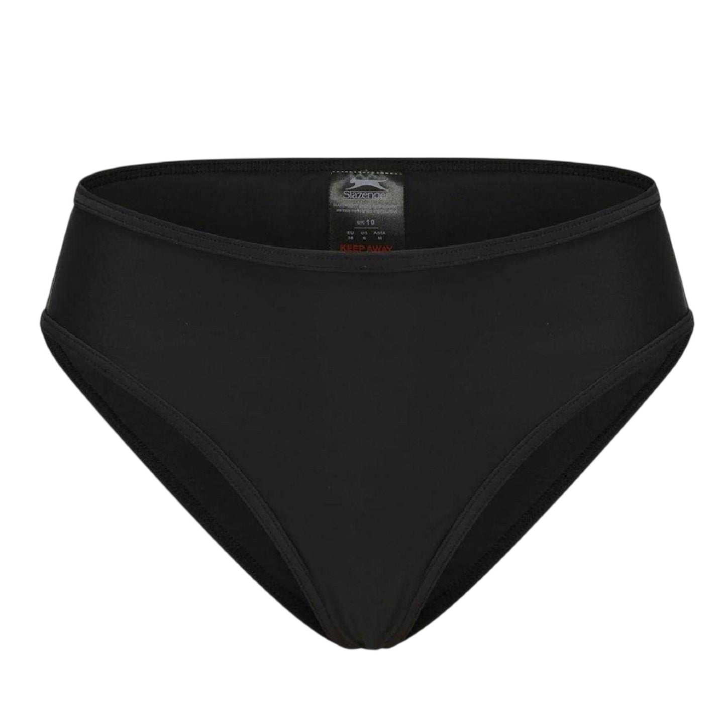 Black - Lifestyle - Slazenger Womens-Ladies Logo Tankini Set