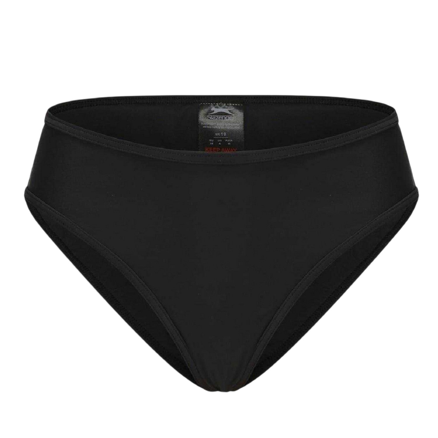 Black - Lifestyle - Slazenger Womens-Ladies Logo Tankini Set