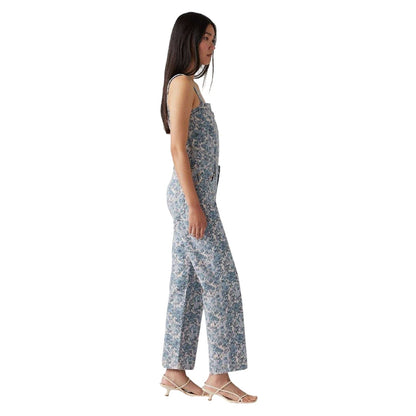 Blue - Lifestyle - Levis Womens-Ladies 90´s Floral High Rise Straight Leg Jeans
