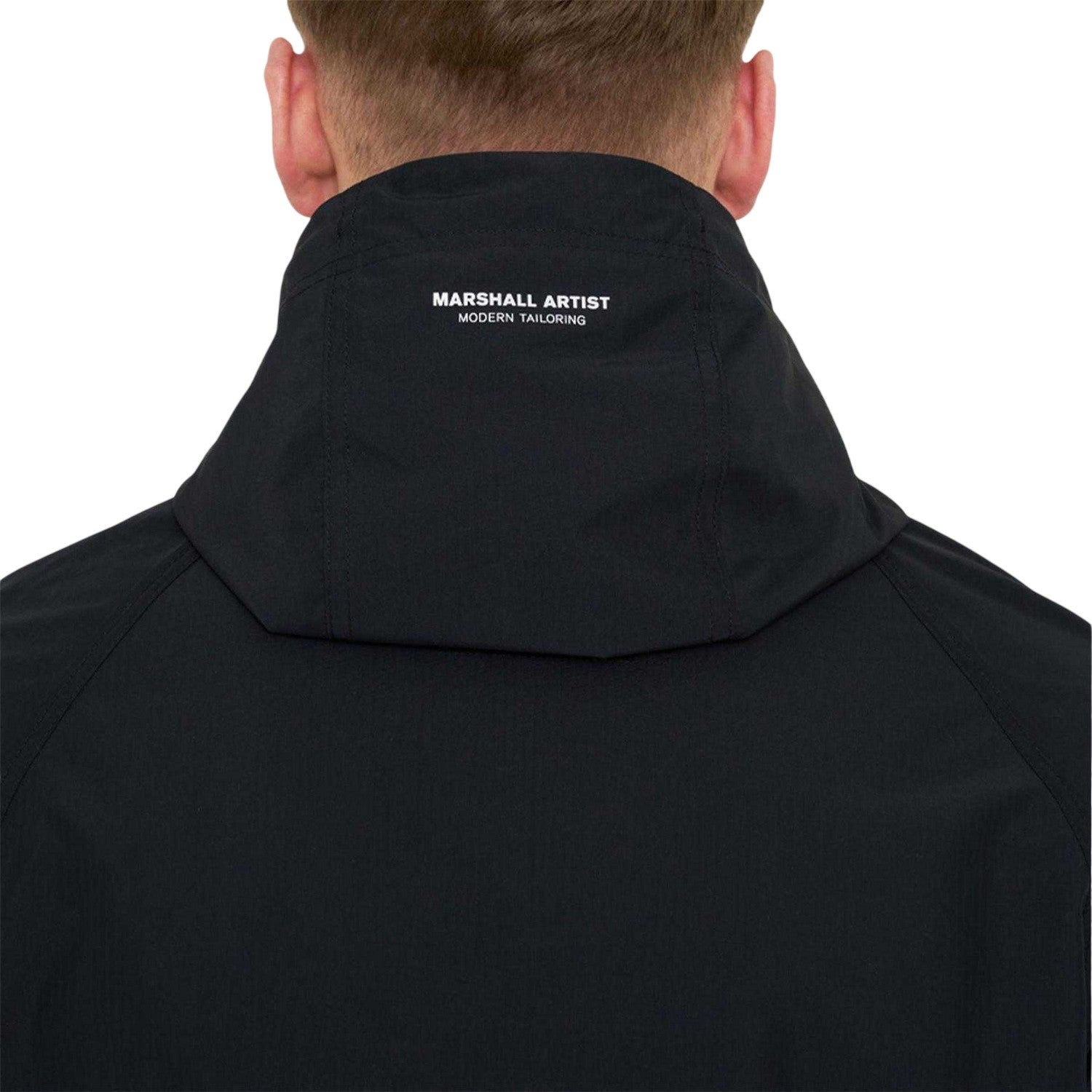 Black - Side - Marshall Artist Mens Fairfix Puffer Jacket