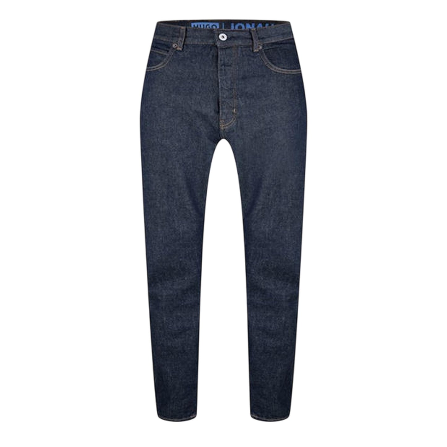 Blue - Front - Hugo Mens Regular Jeans