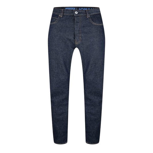 Blue - Front - Hugo Mens Regular Jeans