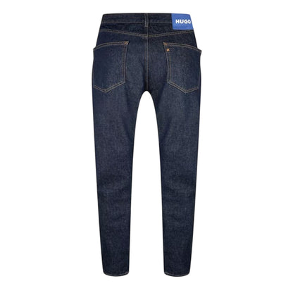 Blue - Back - Hugo Mens Regular Jeans