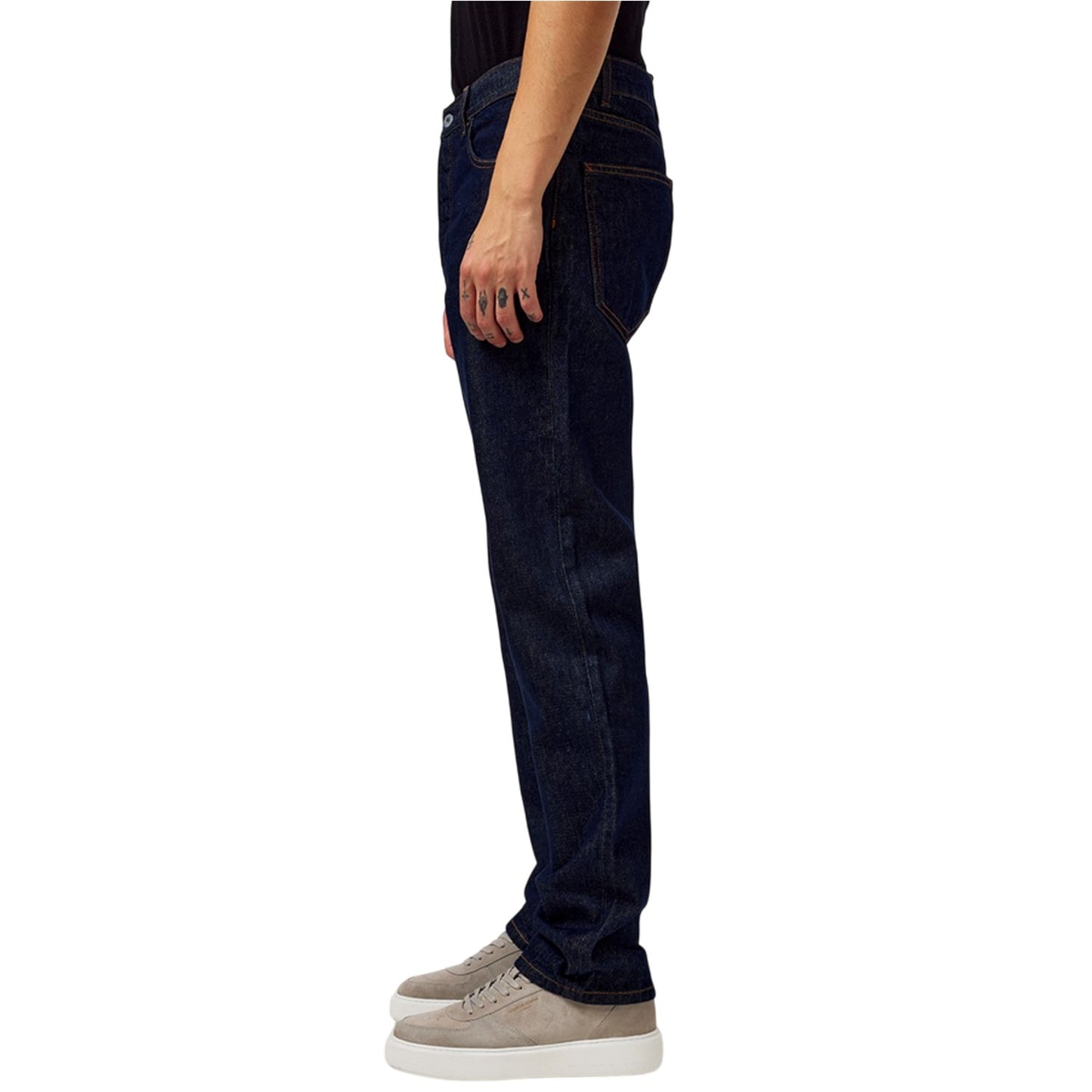 Blue - Lifestyle - Hugo Mens Regular Jeans
