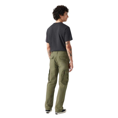 Olive Night - Pack Shot - Levis Mens Canvas Straight Leg Cargo Trousers