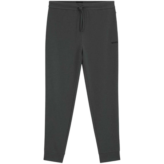 Green - Front - Boss Mens Waffle Knit Jogging Bottoms