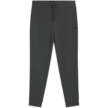 Green - Front - Boss Mens Waffle Knit Jogging Bottoms