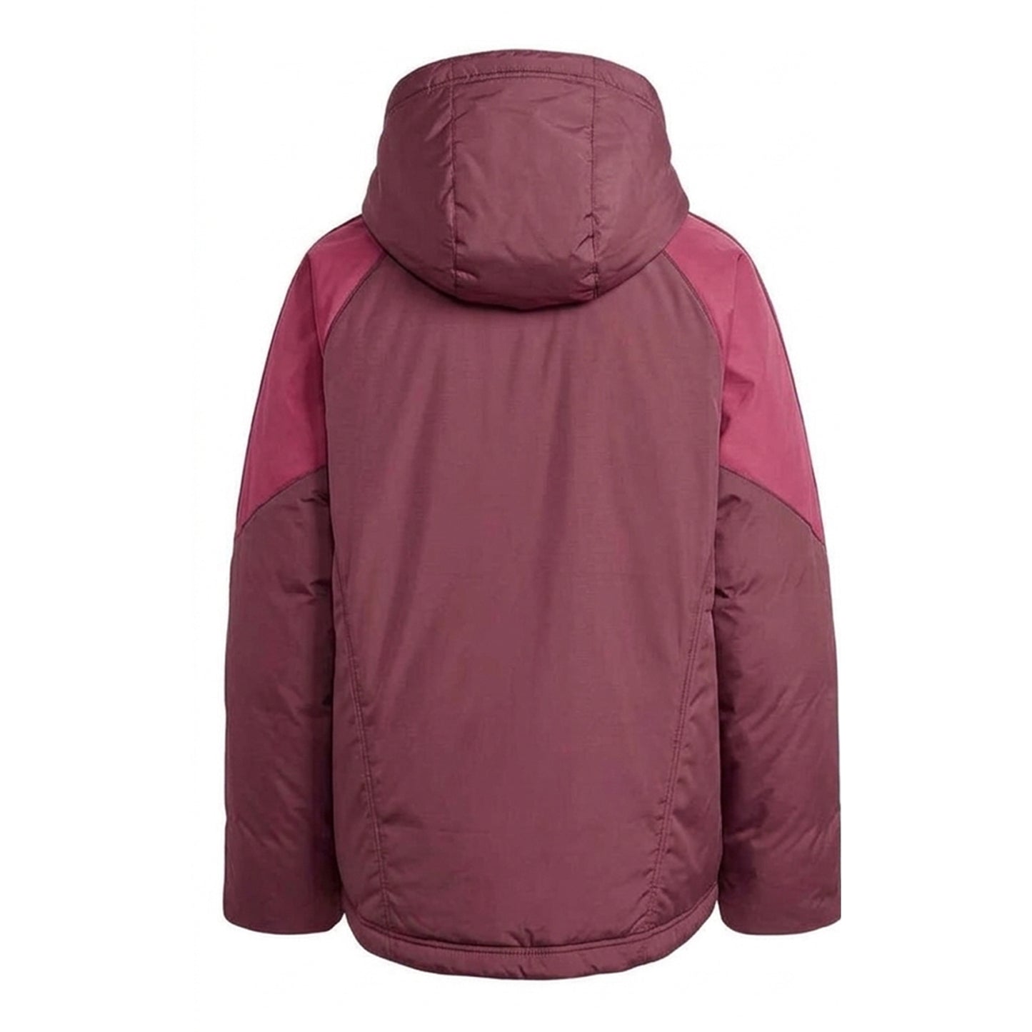 Burgundy - Back - Adidas Womens-Ladies Originals Down Filled Puffer Jacket