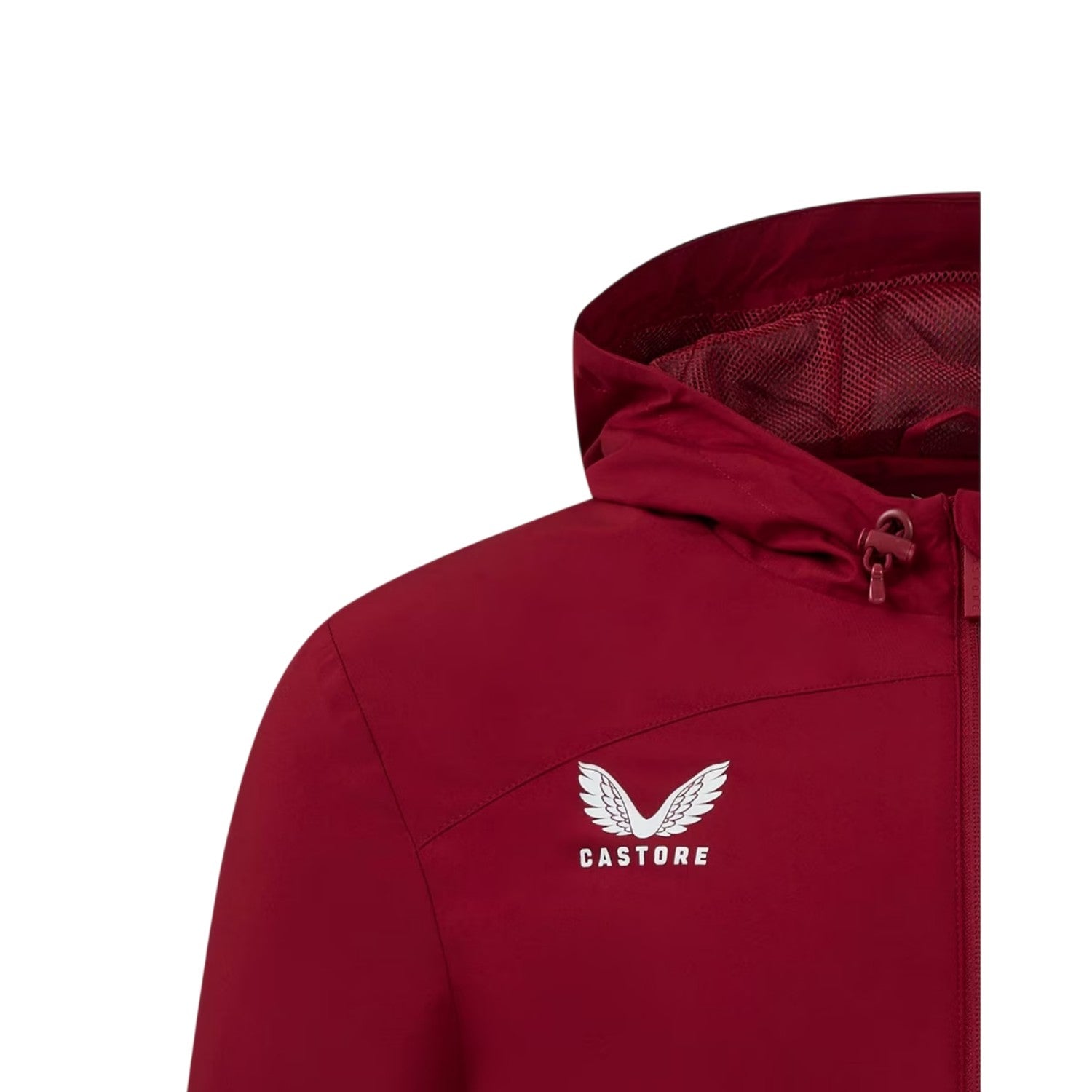 Biking Red - Side - Castore Mens Logo Full Zip Jacket