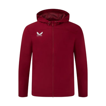 Biking Red - Front - Castore Mens Logo Full Zip Jacket