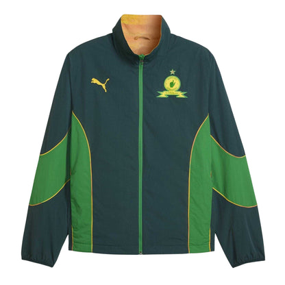 Green - Front - Puma Mens Mamelodi Sundowns FC Regular Anorak