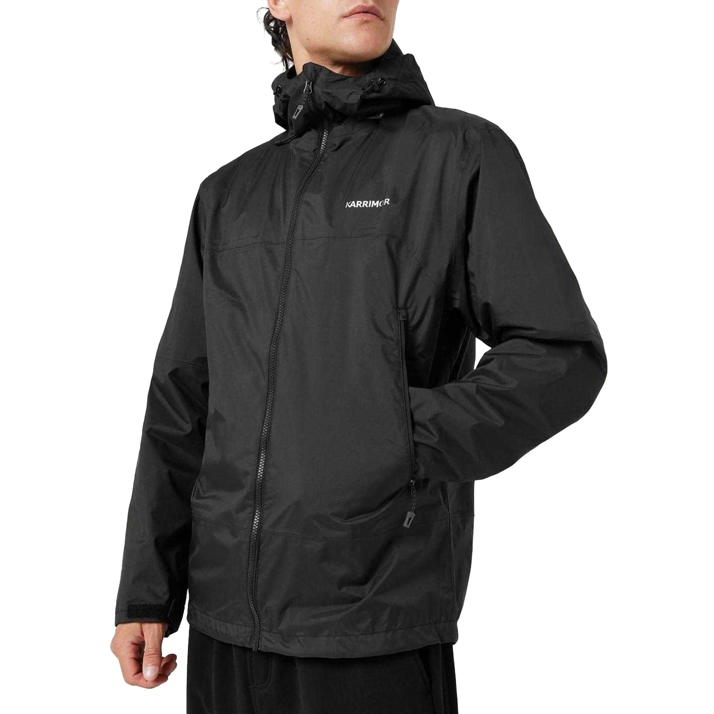 Black - Side - Karrimor Mens Hot Rock WeatherTite Waterproof Jacket