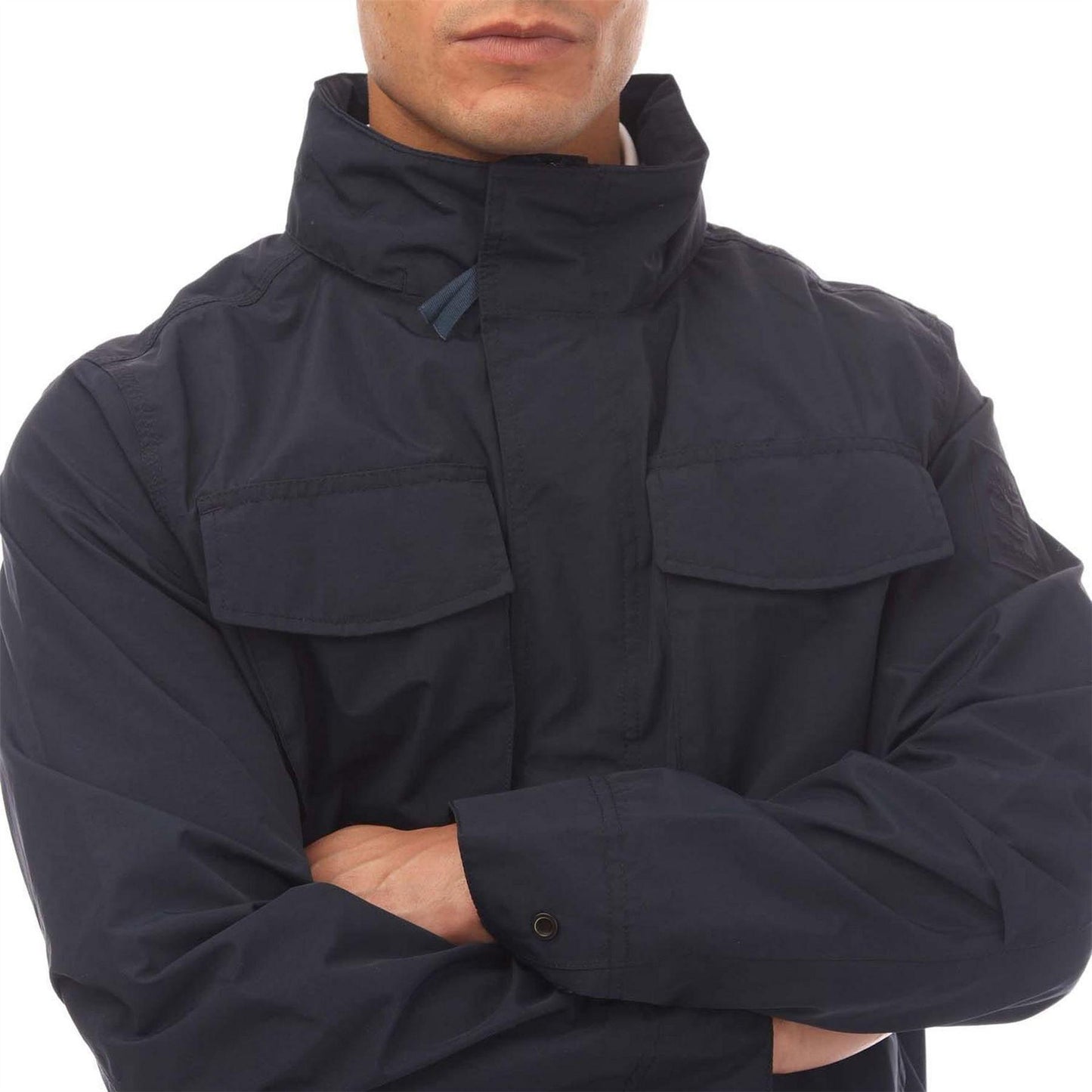 Navy - Side - Timberland Mens Regular Field Jacket