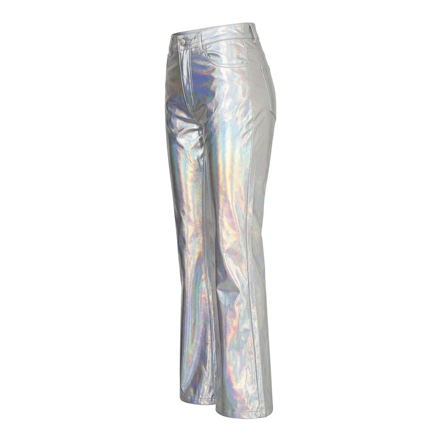 Metallic - Lifestyle - AmyLynn Womens-Ladies Lupe Metallic Straight Trousers
