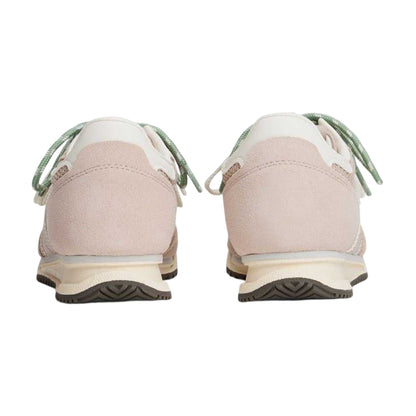 Beige - Back - Tommy Jeans Womens-Ladies Mesh Lace Up Flat Trainers