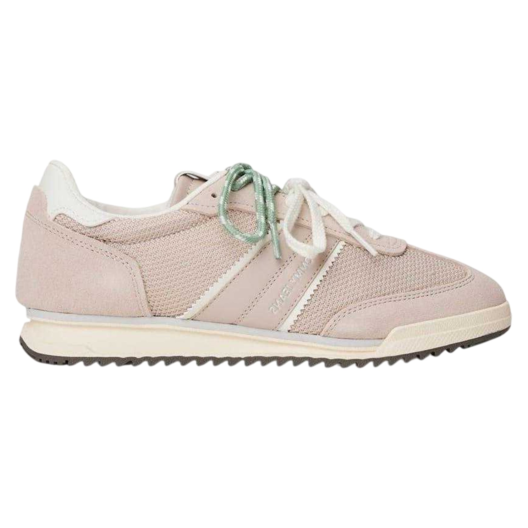 Beige - Front - Tommy Jeans Womens-Ladies Mesh Lace Up Flat Trainers