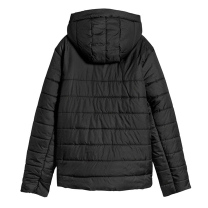 Black - Back - Puma Womens-Ladies Essentials Puffer Jacket