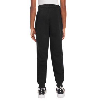 Black-Pink - Back - Nike Childrens-Kids Mbappe Flame Effect Joggers