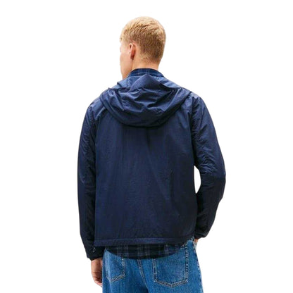 Dark Navy - Back - Tommy Jeans Mens Chicago Windbreaker
